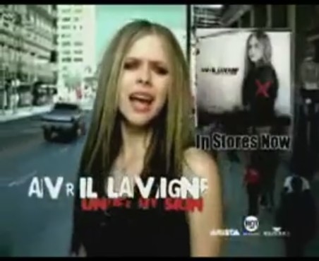 bscap0209 - Avril Lavigne - Under My Skin Album Commercial