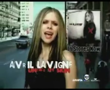 bscap0210 - Avril Lavigne - Under My Skin Album Commercial