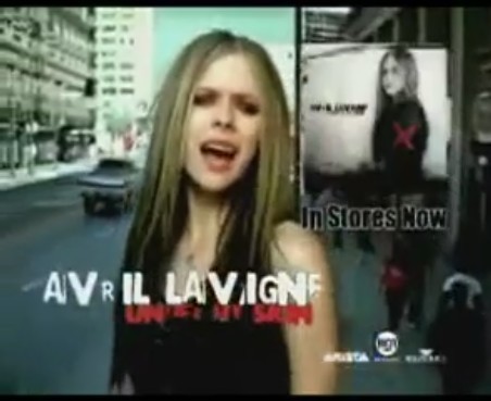 bscap0211 - Avril Lavigne - Under My Skin Album Commercial