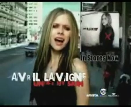 bscap0212 - Avril Lavigne - Under My Skin Album Commercial