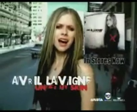 bscap0215 - Avril Lavigne - Under My Skin Album Commercial