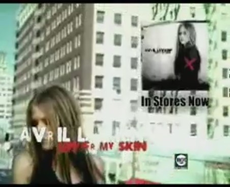 bscap0238 - Avril Lavigne - Under My Skin Album Commercial