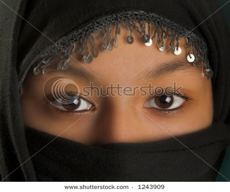 stock-photo-close-up-of-a-young-islamic-woman-covered-with-a-black-veil-1243909