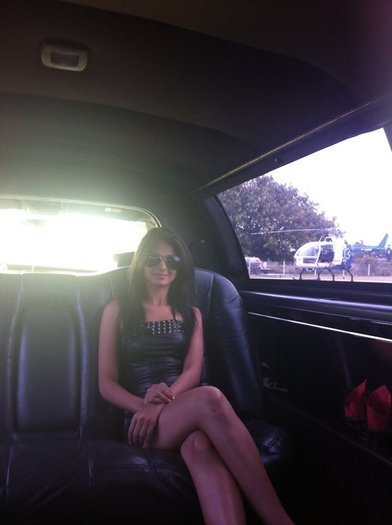 Jennifer Winget in the car - Jennifer Winget