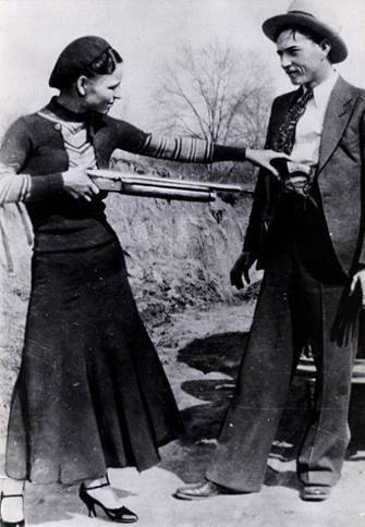 Bonnie and Clyde - poze vechi