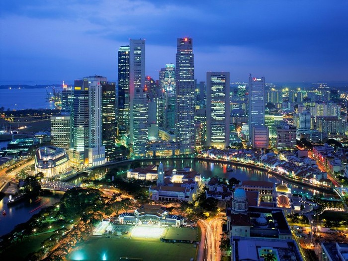 Aerial View of Singapore - Peisaje1