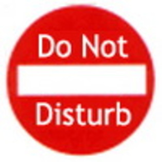 do not disturb