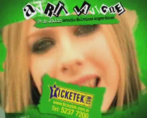 bscap0112 - Avril Lavigne en Buenos Aires 2011 - Black Star Tour commercial