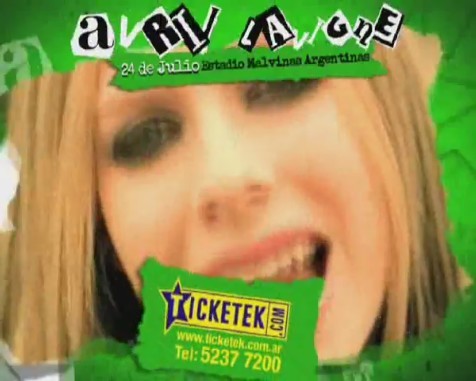 bscap0114 - Avril Lavigne en Buenos Aires 2011 - Black Star Tour commercial