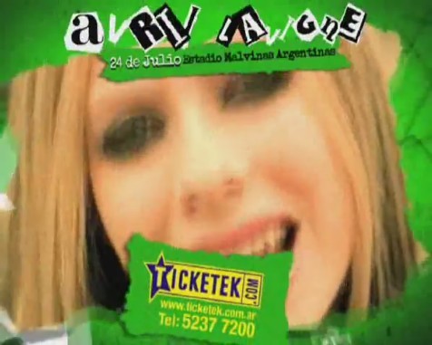 bscap0115 - Avril Lavigne en Buenos Aires 2011 - Black Star Tour commercial
