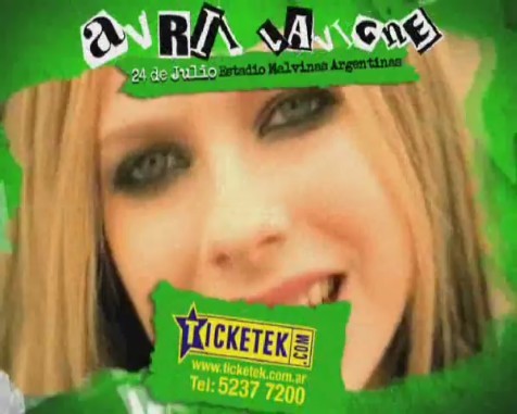 bscap0117 - Avril Lavigne en Buenos Aires 2011 - Black Star Tour commercial