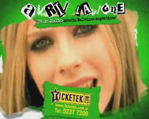 bscap0120 - Avril Lavigne en Buenos Aires 2011 - Black Star Tour commercial