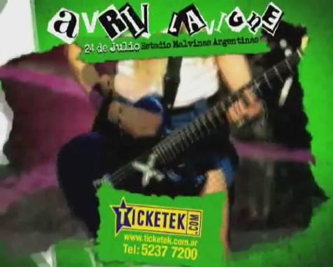 bscap0126 - Avril Lavigne en Buenos Aires 2011 - Black Star Tour commercial