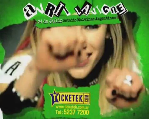 bscap0135 - Avril Lavigne en Buenos Aires 2011 - Black Star Tour commercial