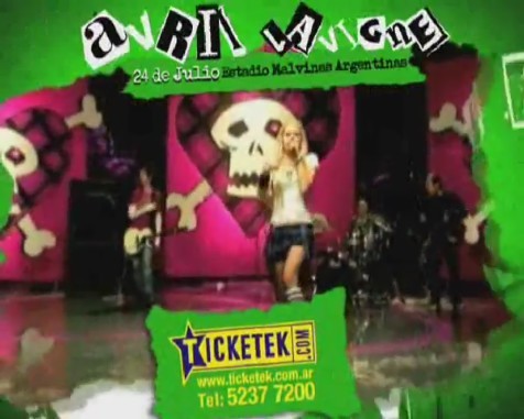 bscap0151 - Avril Lavigne en Buenos Aires 2011 - Black Star Tour commercial