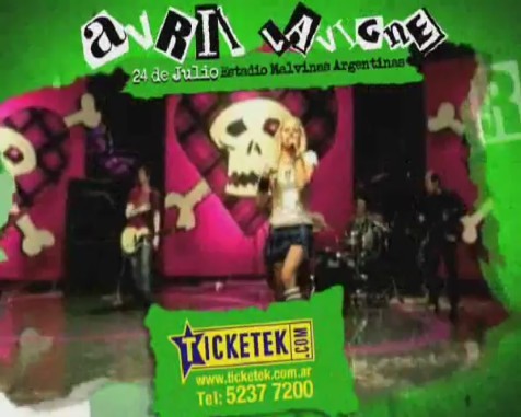 bscap0152 - Avril Lavigne en Buenos Aires 2011 - Black Star Tour commercial
