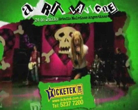 bscap0159 - Avril Lavigne en Buenos Aires 2011 - Black Star Tour commercial