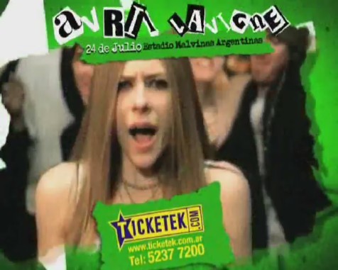 bscap0165 - Avril Lavigne en Buenos Aires 2011 - Black Star Tour commercial