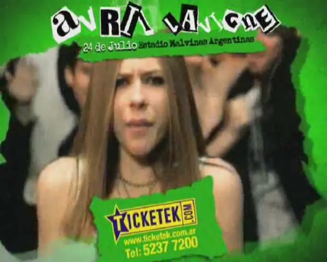 bscap0166 - Avril Lavigne en Buenos Aires 2011 - Black Star Tour commercial