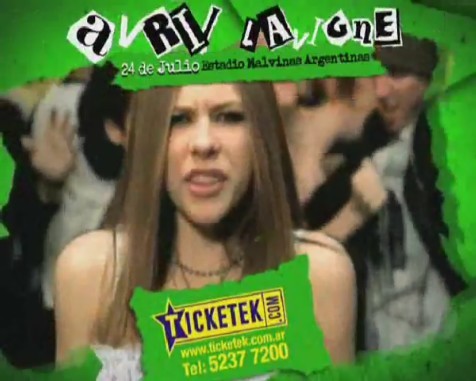bscap0170 - Avril Lavigne en Buenos Aires 2011 - Black Star Tour commercial