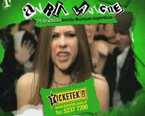 bscap0172 - Avril Lavigne en Buenos Aires 2011 - Black Star Tour commercial