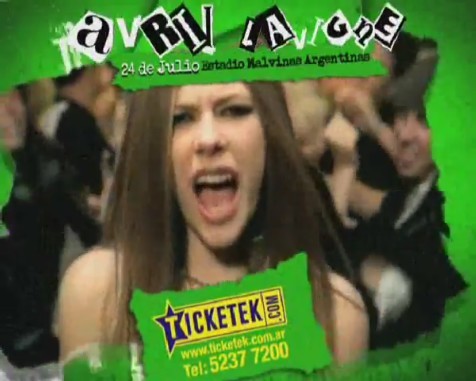 bscap0175 - Avril Lavigne en Buenos Aires 2011 - Black Star Tour commercial