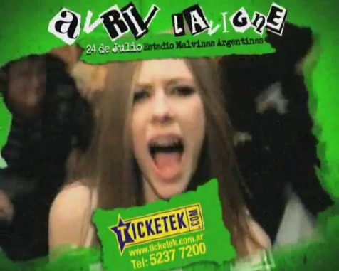 bscap0182 - Avril Lavigne en Buenos Aires 2011 - Black Star Tour commercial