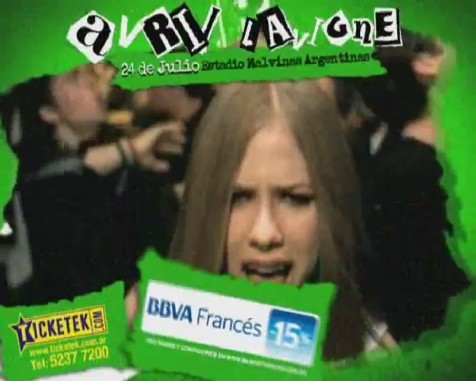 bscap0199 - Avril Lavigne en Buenos Aires 2011 - Black Star Tour commercial