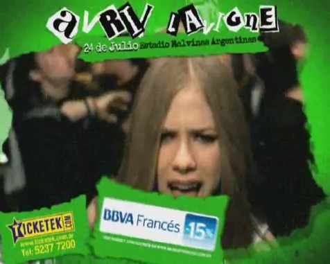 bscap0200 - Avril Lavigne en Buenos Aires 2011 - Black Star Tour commercial