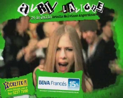 bscap0220 - Avril Lavigne en Buenos Aires 2011 - Black Star Tour commercial