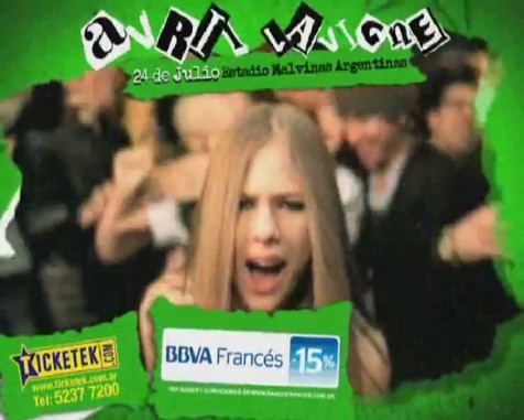 bscap0223 - Avril Lavigne en Buenos Aires 2011 - Black Star Tour commercial