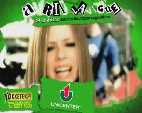 bscap0311 - Avril Lavigne en Buenos Aires 2011 - Black Star Tour commercial