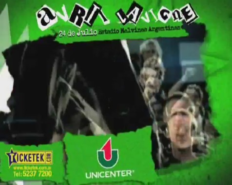 bscap0335 - Avril Lavigne en Buenos Aires 2011 - Black Star Tour commercial