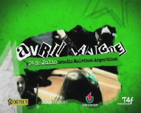 bscap0383 - Avril Lavigne en Buenos Aires 2011 - Black Star Tour commercial