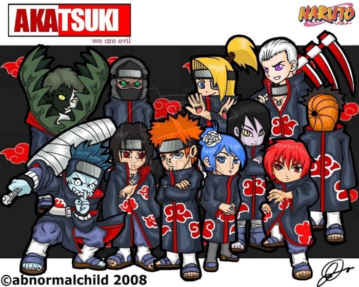 akatsuki_by_abnormalchild - 000Naruto chibi