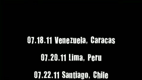 The Black Star Tour South America Trailer 346