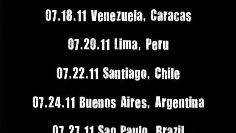 The Black Star Tour South America Trailer 352