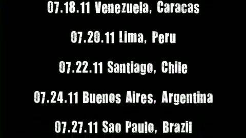 The Black Star Tour South America Trailer 353