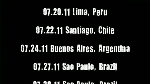 The Black Star Tour South America Trailer 355