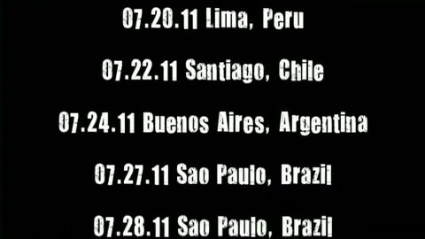 The Black Star Tour South America Trailer 356