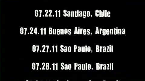 The Black Star Tour South America Trailer 358