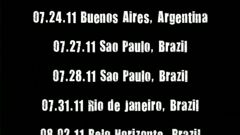 The Black Star Tour South America Trailer 362