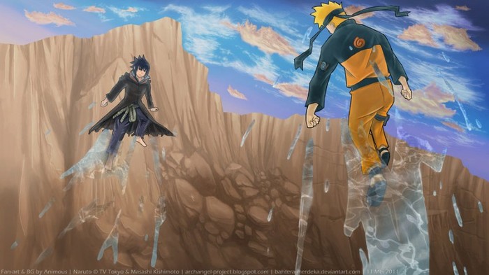 fan_art___naruto_vs_sasuke_by_bahtera_merdeka-d3g2tmv - NARUTO VS SASUKE FINAL BATTLE