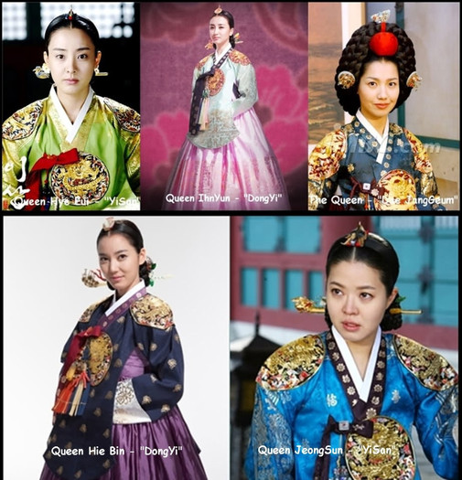 hanbok pentru regine - hanbok