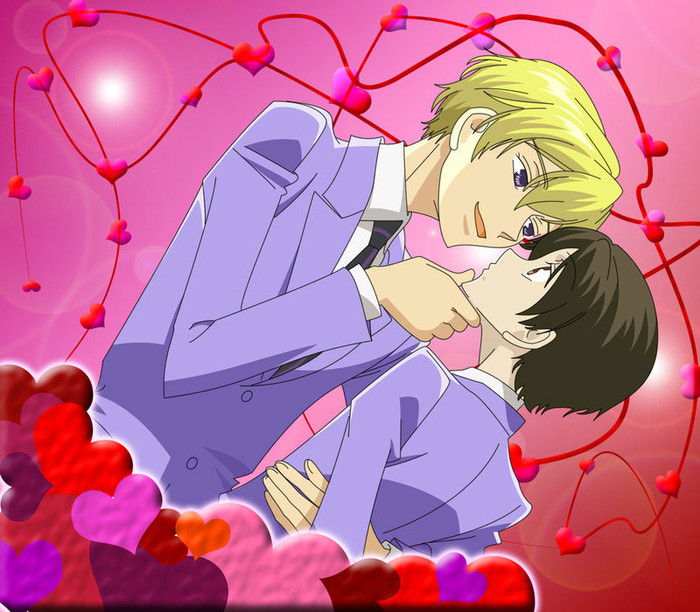 Tamaki_and_Haruhi - Ouran High School Host Club