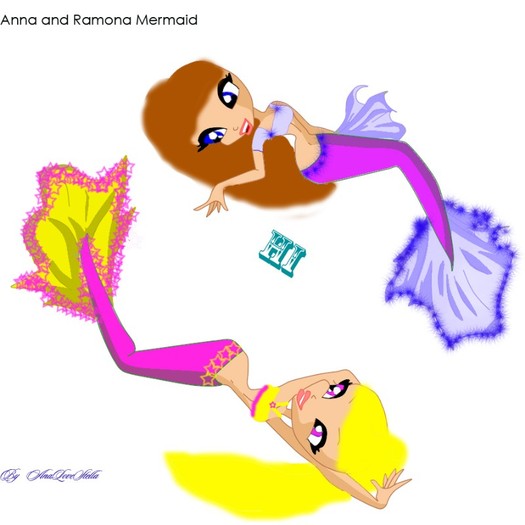 anna and ramona mermaid