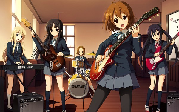 k-on; nu l-am vizionat i intregime mai am sezonul 2
