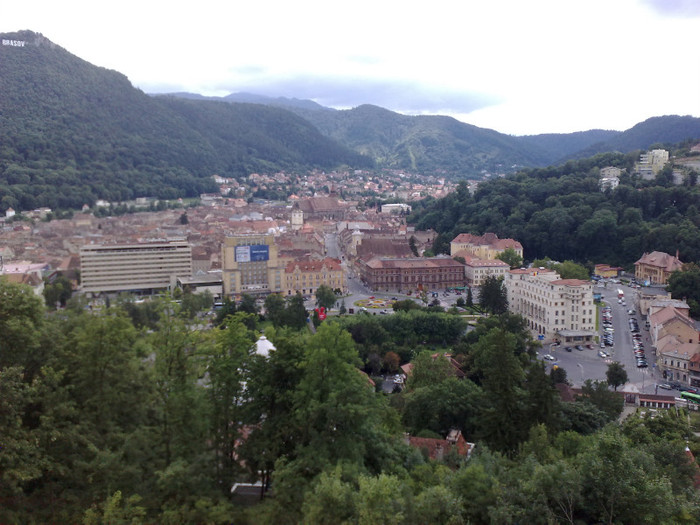 vedere de sus dela cetate