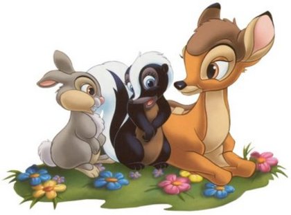 Bambi-Flower-Thumper - copilarie - desene animate pentru copii