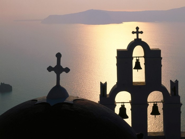 Bell Gable, Thira Island, Greece - Grecia